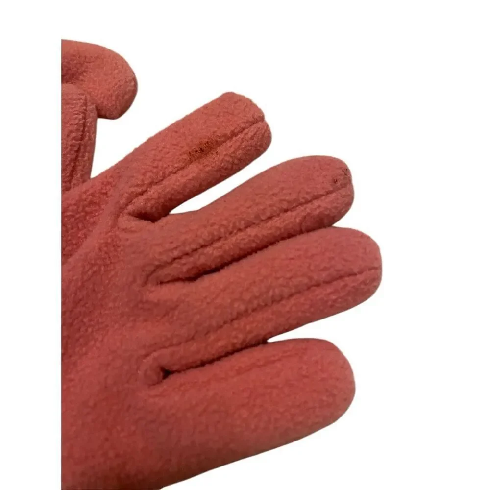 Playboy Bunny Vintage Y2K Fleece Winter Gloves Snow Fuzzy Soft Ski Snowboarding
